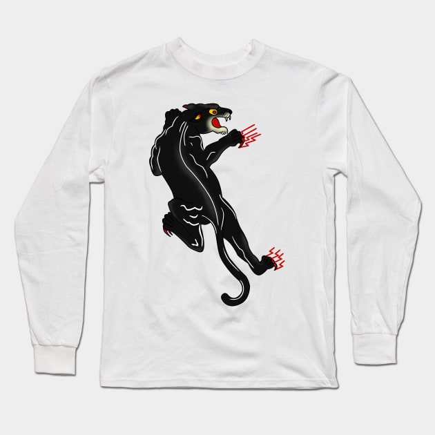 Panther Long Sleeve T-Shirt by kmtnewsman